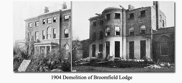 Broomfield Lodge Demolition in 1904