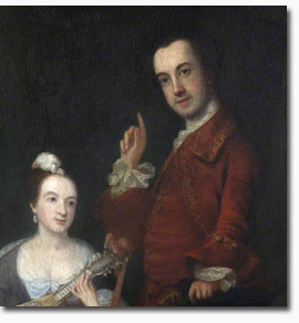 Edward and Catherine Eliot (1759) by Benjamin Wilson