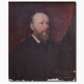 Henry Cornwallis Eliot, Earl of St. Germans, c. 1879 by Edward Opie (Port Eliot Collection)
