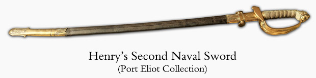 Henry Eliot's Naval Sword (Port Eliot Collection)