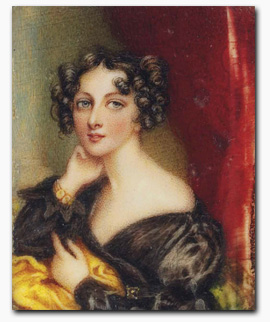 Lady Susan Caroline Eliot (Enamel Miniature, Private Collection)