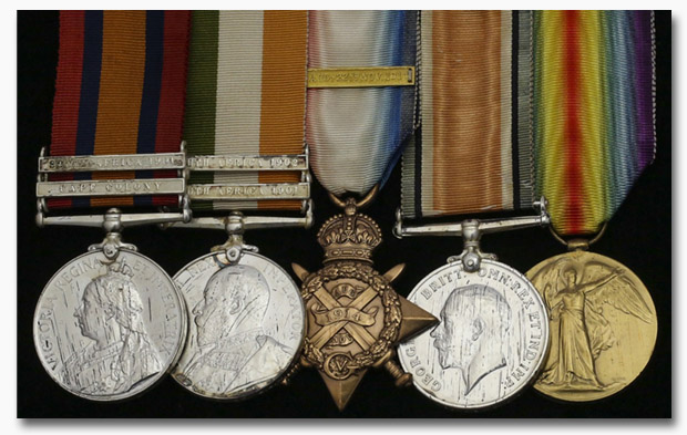 Military Medals of Arthur Ernest Henry Eliot