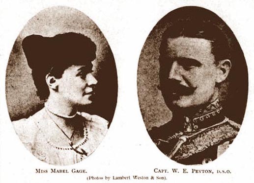 Photos of William Eliot Peyton and Mabel Gage
