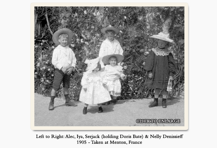 Click to Enlarge Photo of Denissieff Children (1905)