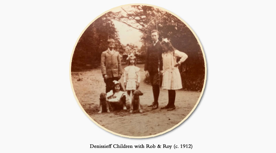 Denissieff Children in Russia with Dogs (c. 1912)