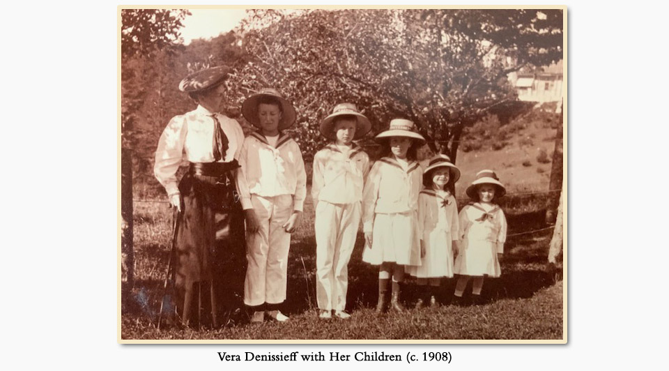 Vera Denissieff with Her Children (c. 1908)