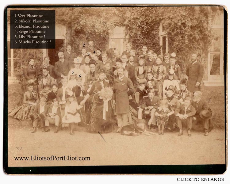 Plaoutine Family at the Wedding of Edward Reginald Pringle and Agnes Hulbert Mitchell-Innes