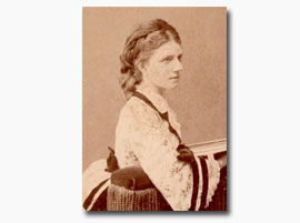 Edith Blanche Pringle (c. 1867, photographed in Italy