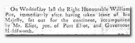 Clipping in 'Hereford Journal' 18 Sep 1783