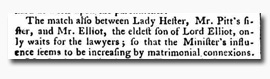 Clipping in 'Sussex Advertiser' 18 Jul 1785