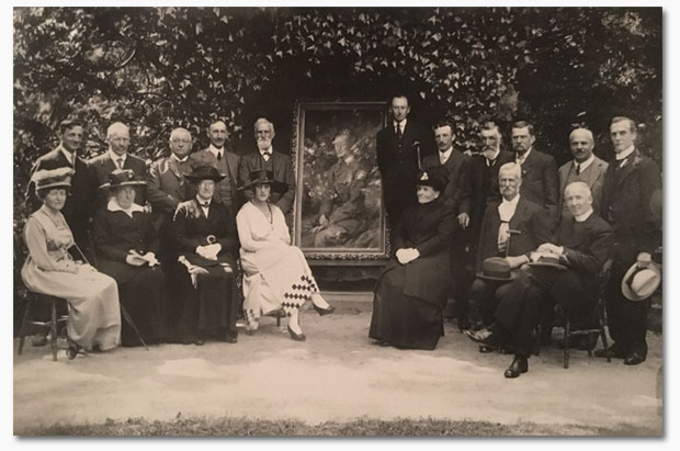 Presentation of Portrait to Earl St. Germans, 1919 (Lord Herbert's Collection)