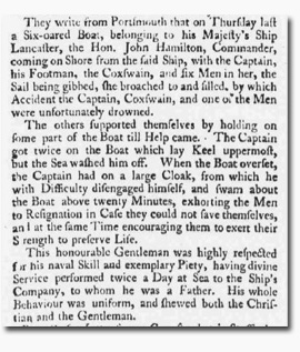 Clipping in 'Oxford Journal' 27 Dec 1755