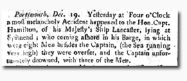 Clipping in 'Leeds Intelligencer' 23 Dec 1755